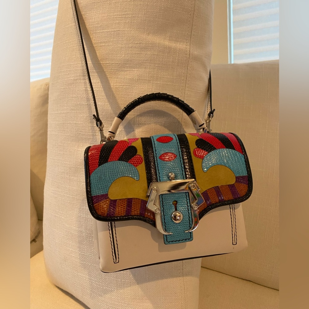 Paula Cademartori Dun Dun Small White Purse